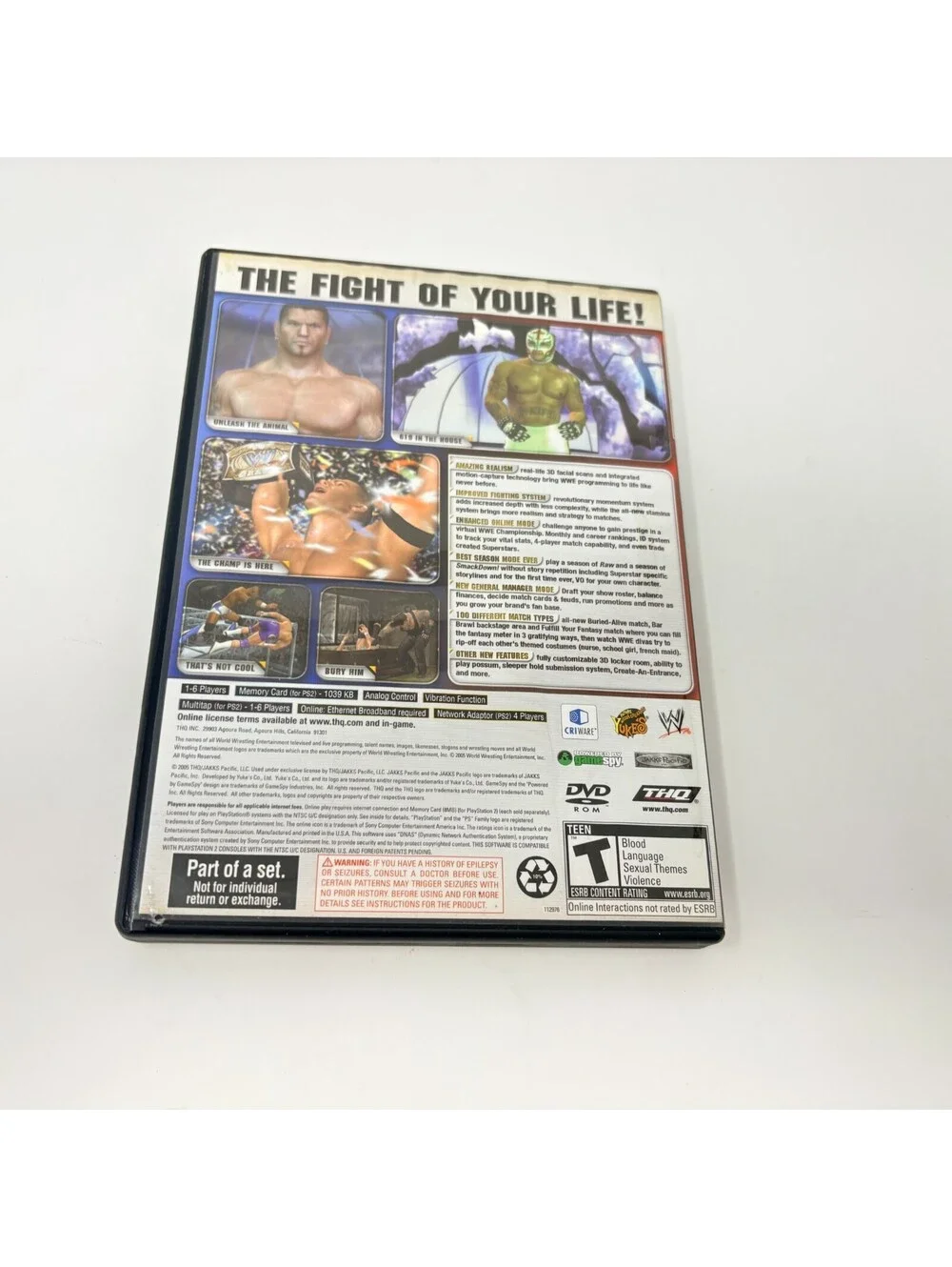 WWE SmackDown vs. Raw 2006 (Sony PlayStation 2, 2005)